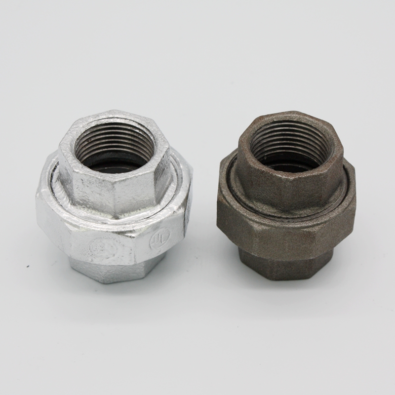 Malleable iron union fitting — threaded pipe union for connecting pipes BS EN 10242